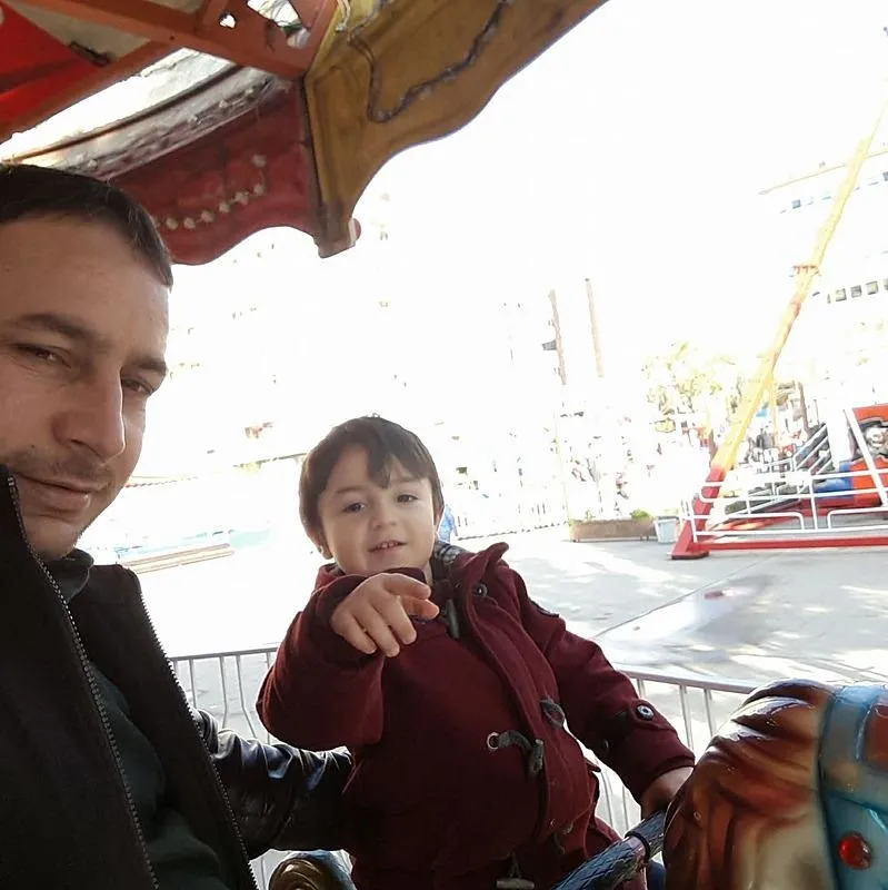 Muhammed Emir Bilir ve babası (DHA)