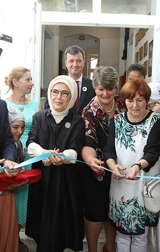 Emine Erdoğan’dan atölye açılışı