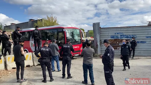 SON DAKİKA: Ümraniye'de ortalık karıştı! Ateşe verip polise taşlarla saldırdılar - 28