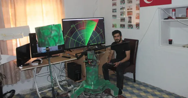 İlkokul mezunu genç uzaktan kumandalı radar ve silah entegrasyonu sistemi tasarladı