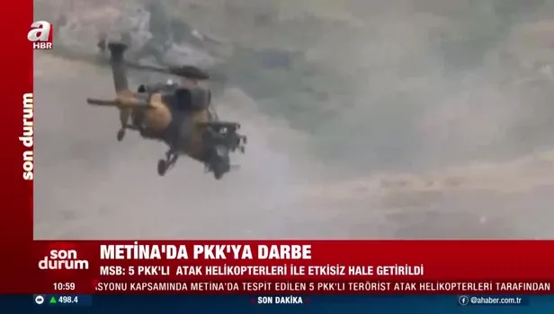 PKK'ya Irak'ın kuzeyinde darbe! ATAK ile vuruldular