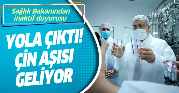 Çin aşısı yola çıktı