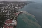 Sağanak yağış sonrası İstanbul Boğazı çamura bulandı! Denizin rengi kahverengiye döndü