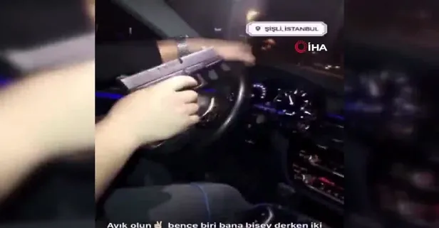 İstanbul'da Çağlayan Adliyesi'nin önünden geçerken havaya ateş açan maganda tutuklandı