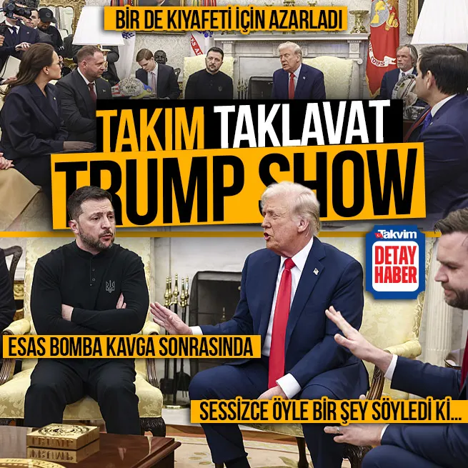 Trump Zelenskiy ile kavgadan hemen sonra sessizce söyledi! Beyaz Saray’daki tartışmanın arka planı o cümlede