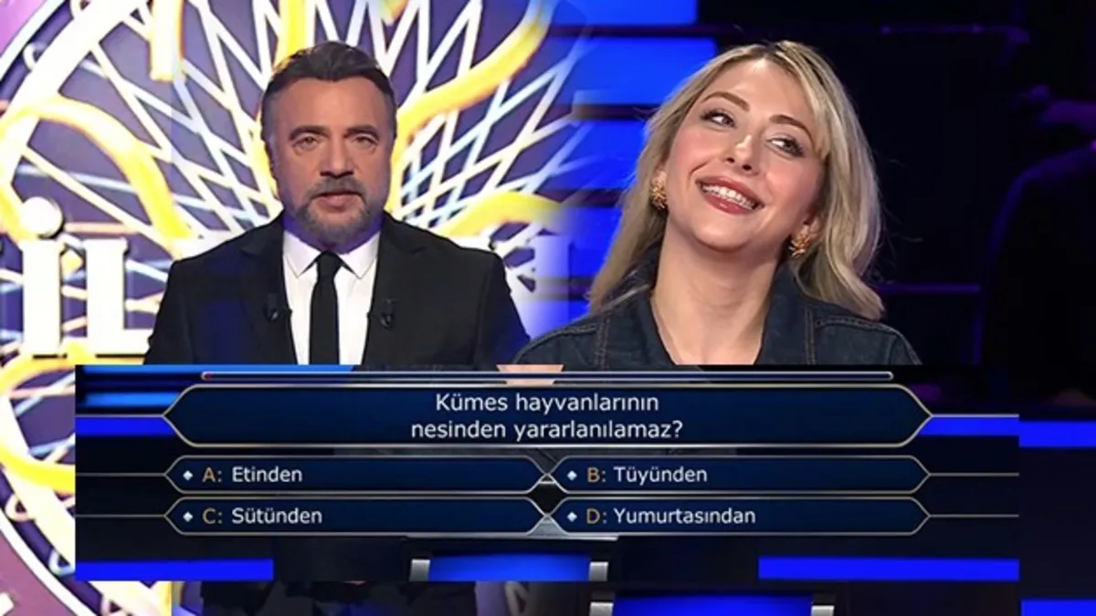 Kümes hayvanlarının nesinden yararlanılmaz? Kim Milyoner Olmak İster’de yarışmacının elendiği soru şoke etti! Oktay Kaynarca şaşkına döndü
