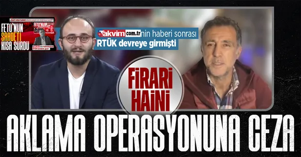 TV5'teki firari FETÖ'cü Hakan Şükür'ü aklama yayınına RTÜK'ten ceza