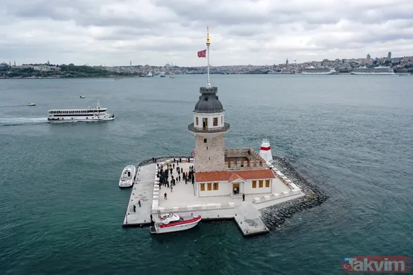 Boğaz incisine kavuştu! "Kız Kulesi ışık ve lazer şovuyla açıldı" - 3