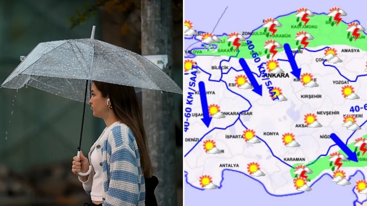 Meteoroloji’den İstanbul ve birçok ile sağanak uyarısı! Rüzgar serinliği beraberinde getiriyor: İşte yağmur beklenen iller