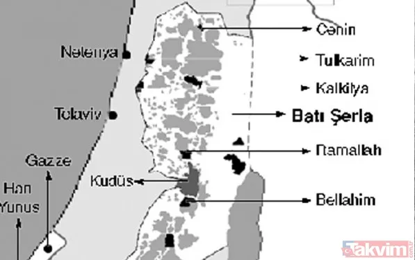 Siyonist İsrail'in 1947'den bu yana sürdürdüğü işgalin haritası - 16