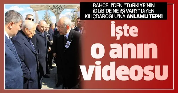 Bahçeli Kılıçdaroğlu'nun elini sıkmadı