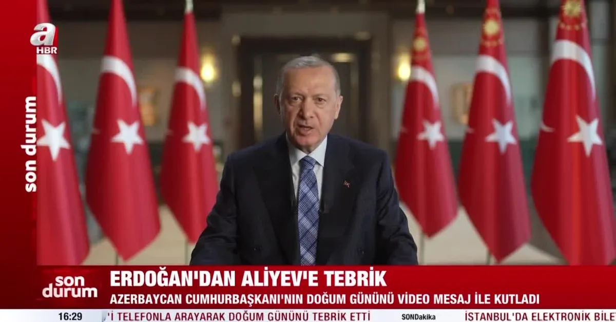 Başkan Erdoğan Aliyev'in yaş gününü kutladı