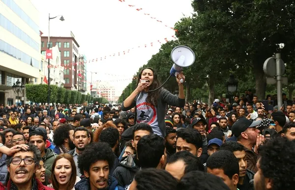 Tunus'ta protesto gösterileri-2