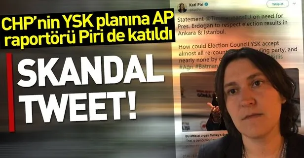 Kati Piri’den Türkiye’deki seçimlerle ilgili skandal tweet!