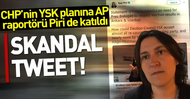 Kati Piri'den Türkiye'deki seçimlerle ilgili skandal tweet!