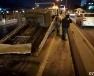 İstanbul trafiğini kilitleyen kaza!