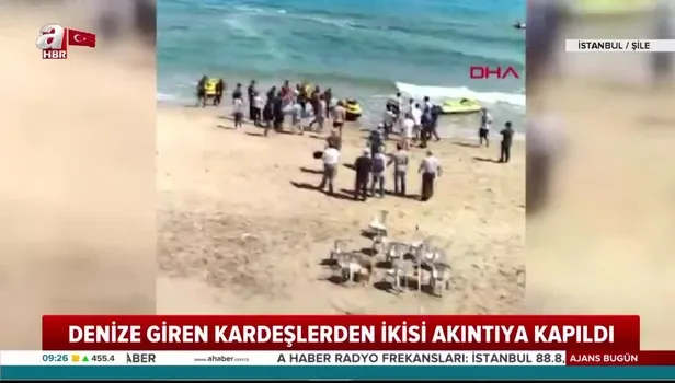 Şile'de denize giren iki kardeş boğuldu!