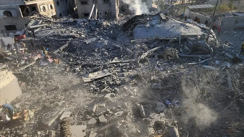 İsrail'in saldırıları sonrası Gazze (takvim.com.tr | Arşiv)