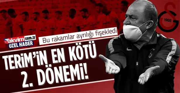 Özel Haber I Rakamlar ayrılığın habercisiymiş! Galatasaray’da en kötü 2. Fatih Terim dönemi