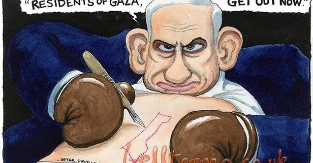 İsrail’in yancısı Batı medyası! İngiliz gazetesi the Guardian Netanyahu’yu eleştiren 40 yıllık karikatüristini kovdu
