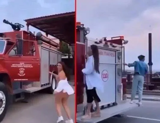 İzmir itfaiyesinde skandal görüntüler! Soruşturma başlatıldı