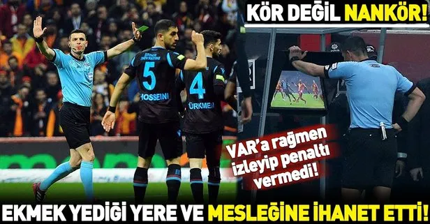 Galatasaray-Trabzon maçını katleden Ümit Öztürk’e tepkiler çığ gibi büyüyor!