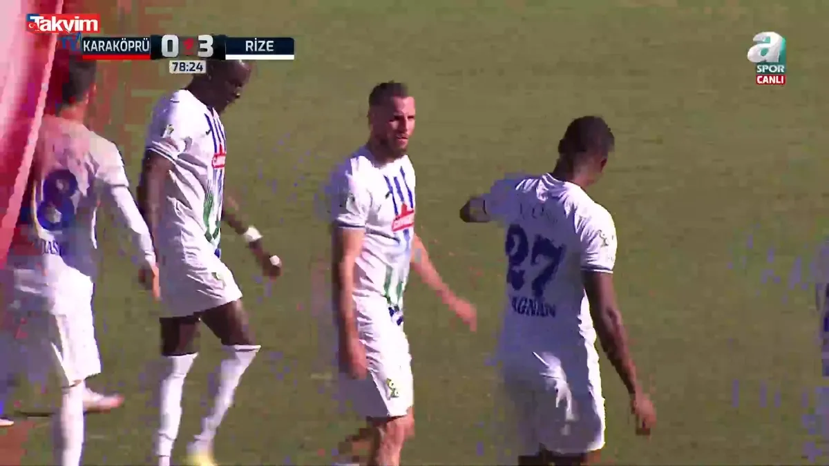 Jurecka’dan 78’de gol! Rizespor 3-0 önde!