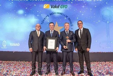 Vakıf GYO’ya Türkiye Mükemmellik Büyük Ödülü