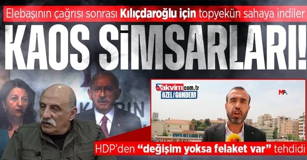 PKK elebaşı Duran Kalkan’ın çağrısı sonrası Kılıçdaroğlu için sahaya indiler! HDP’li Ferit Şenyaşar’dan Değişim yoksa felaket var tehdidi