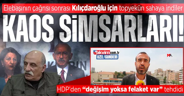PKK elebaşı Duran Kalkan'ın çağrısı sonrası Kılıçdaroğlu için sahaya indiler! HDP'li Ferit Şenyaşar'dan "Değişim yoksa felaket var" tehdidi