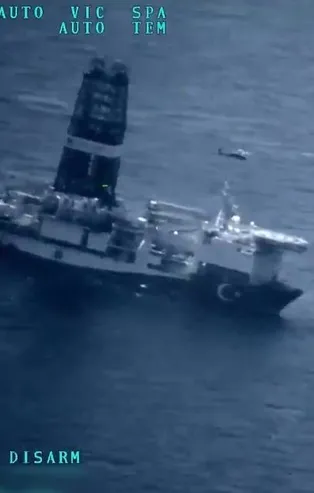 Türk donanması Doğu Akdeniz’de