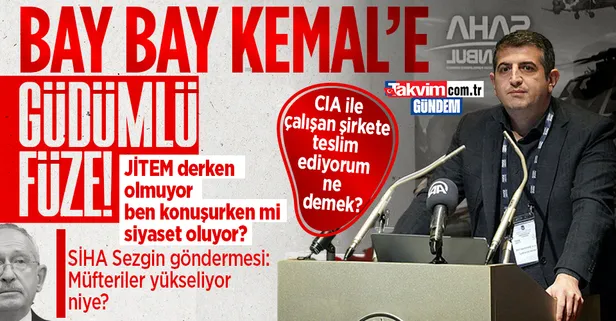 Haluk Bayraktar'dan Kılıçdaroğlu'na güdümlü 'Kemankeş' füzesi: CIA ile çalışan şirkete teslim ediyorum ne demek?