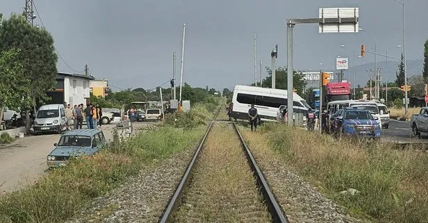 Aydın’da feci kaza: Motosiklete tren çarptı