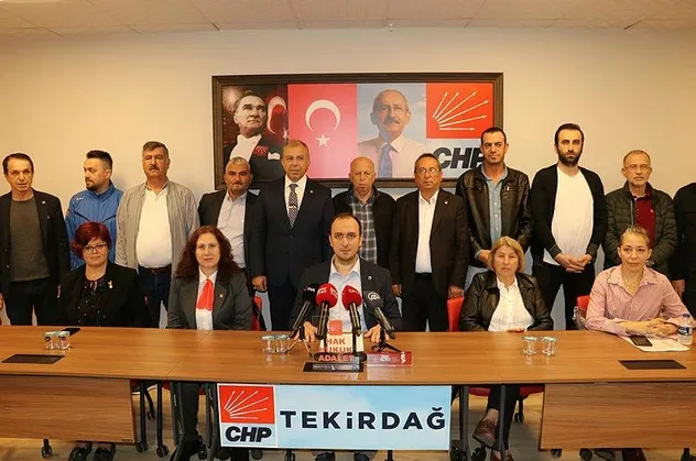 CHP Tekirdağ'da toplu istifa şoku!