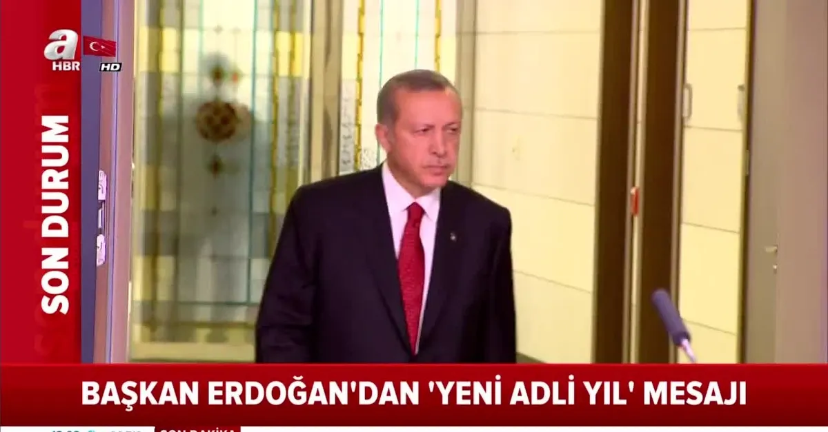 Başkan Erdoğan'dan adli yıl açılış mesajı