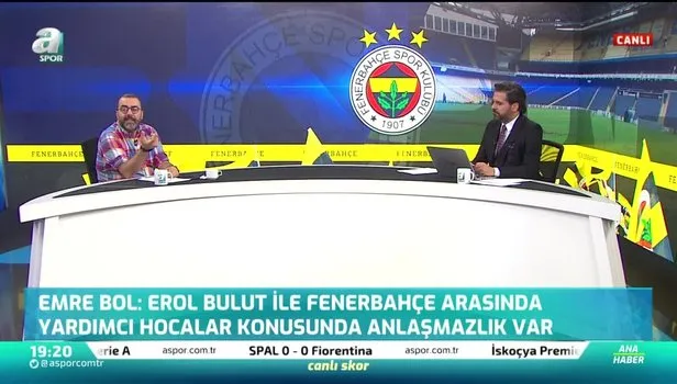 Emre Bol'dan flaş yorum: Erol Bulut ile Fenerbahçe arasında anlaşmazlık var