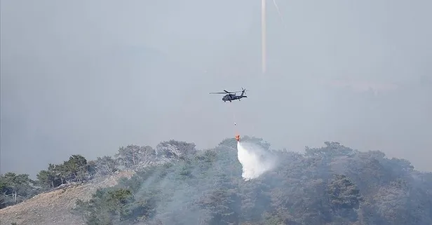 TSK’dan Afyonkarahisar, İzmir ve Ankara'daki orman yangınlarına 7 helikopterle destek