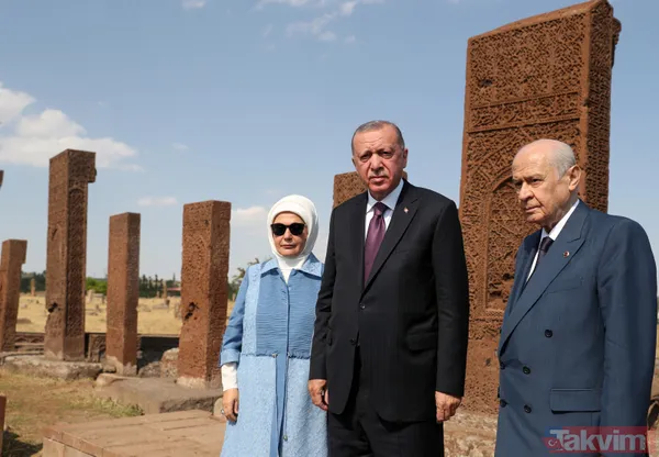 Başkan Erdoğan, Malazgirt Zaferi'nin 950'nci yılında Ahlat'ta! Tarihi kareler - 9