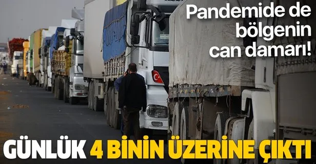 SON DAKİKA: Türkiye’nin Orta Doğu’ya açılan kapısı Habur’da araç yoğunluğu: Günlük 4 binin üzerine çıktı
