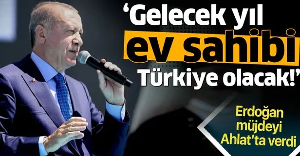 Başkan Erdoğan’dan Ahlat’ta önemli açıklamalar