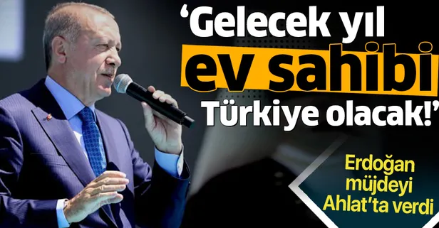 Başkan Erdoğan'dan Ahlat'ta önemli açıklamalar
