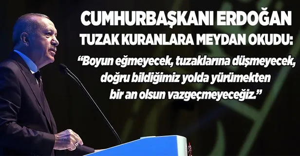 Cumhurbaşkanı Erdoğan Yeşilay Zümrüdüanka Ödül Töreni’nde konuştu