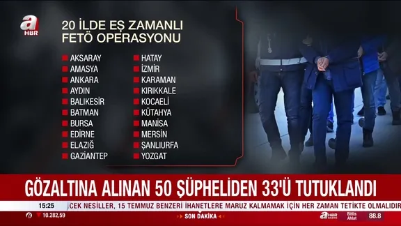 50 FETÖ'cü hain yakalandı!
