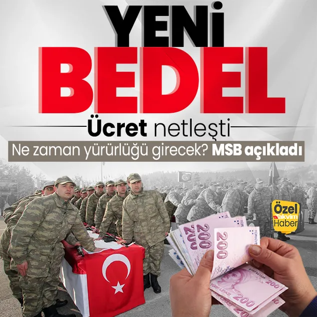 MSB’den flaş bedelli açıklaması