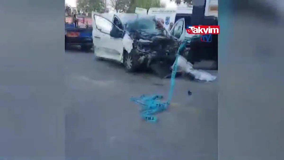 Park halindeki tıra çarptı: 1 ölü