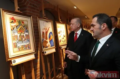 Başkan Erdoğan Macaristan’da Minyatürlerle Osmanlı Devri Türk Okçuluğu sergisini ziyaret etti