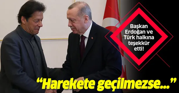 Pakistan Başbakanı Han'dan Erdoğan ve Türk halkına "mülteci övgüsü"