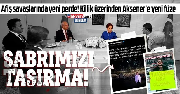 Kılıçdaroğlu CHP Genel Merkezi’ne Ben Kemal geliyorum afişi astırdı! Akşener’e yeni tehdit: Sabrımızı taşırmasınlar