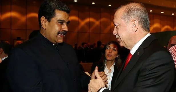 Maduro’dan Cumhurbaşkanı Erdoğan’a tebrik telefonu