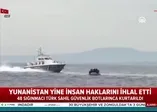 Yunan sahil güvenlik botları insan haklarını bir kez daha çiğnedi | Video